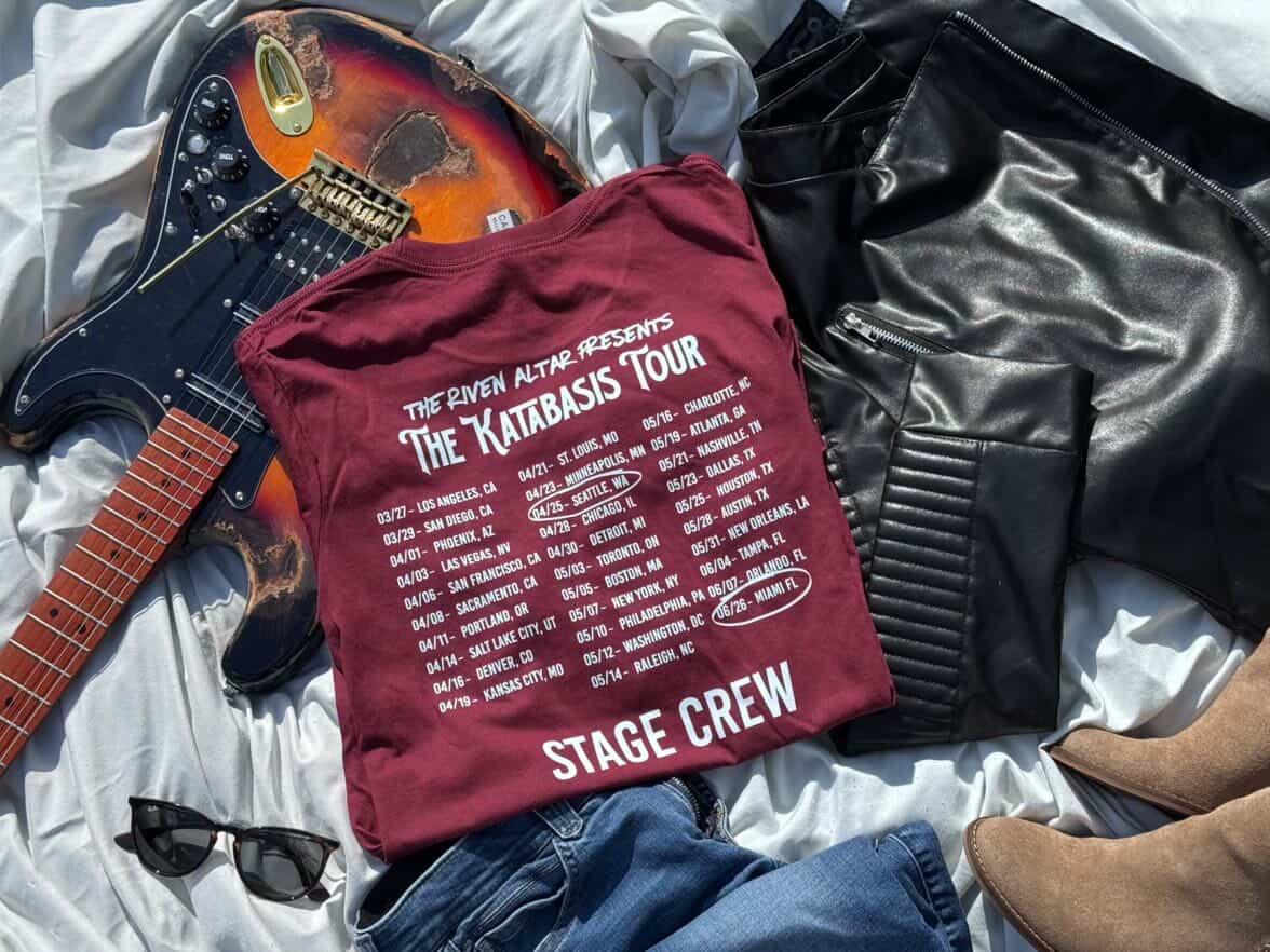 The Riven Altar (STREET TEAM ONLY w/STAGE CREW) Band Tee!