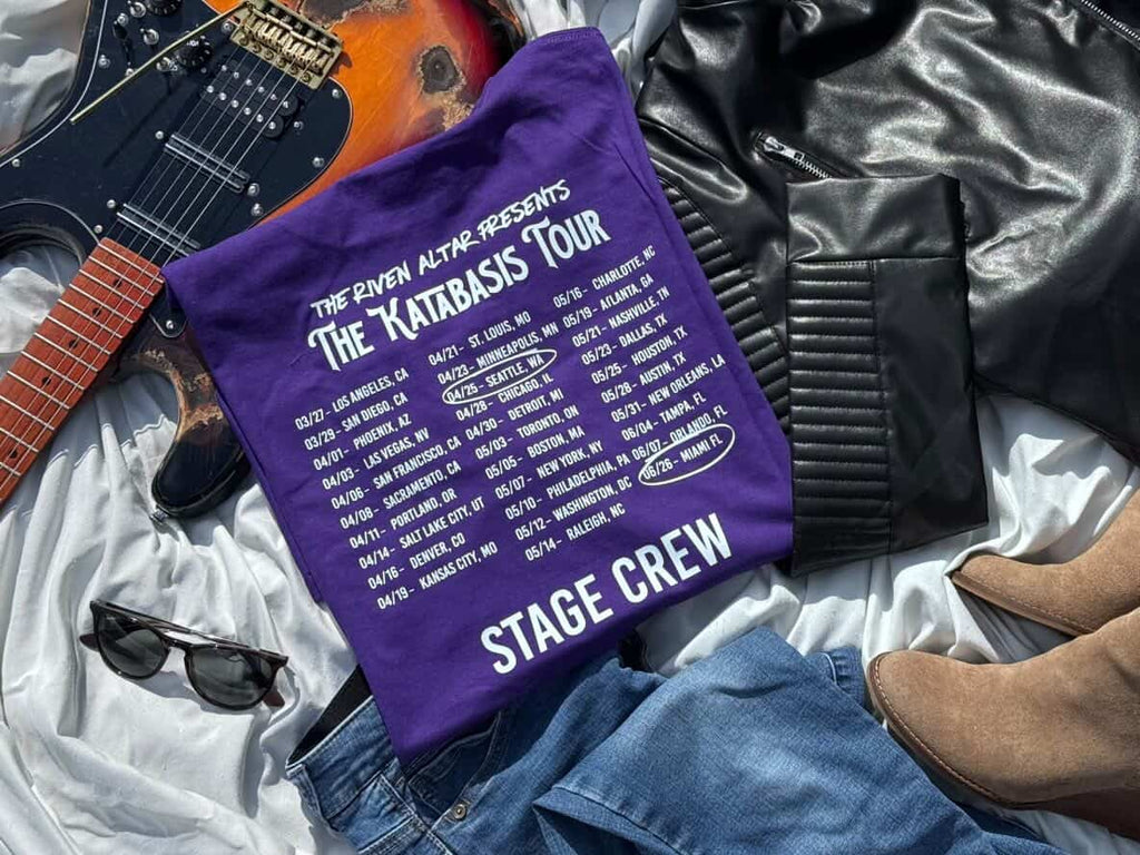 The Riven Altar (STREET TEAM ONLY w/STAGE CREW) Band Tee!