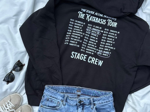The Riven Altar (STREET TEAM ONLY w/STAGE CREW) Zip Hooded Sweatshirt!