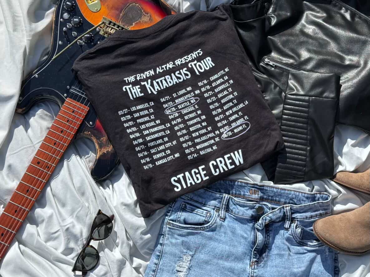 The Riven Altar (STREET TEAM ONLY w/STAGE CREW) Band Tee!